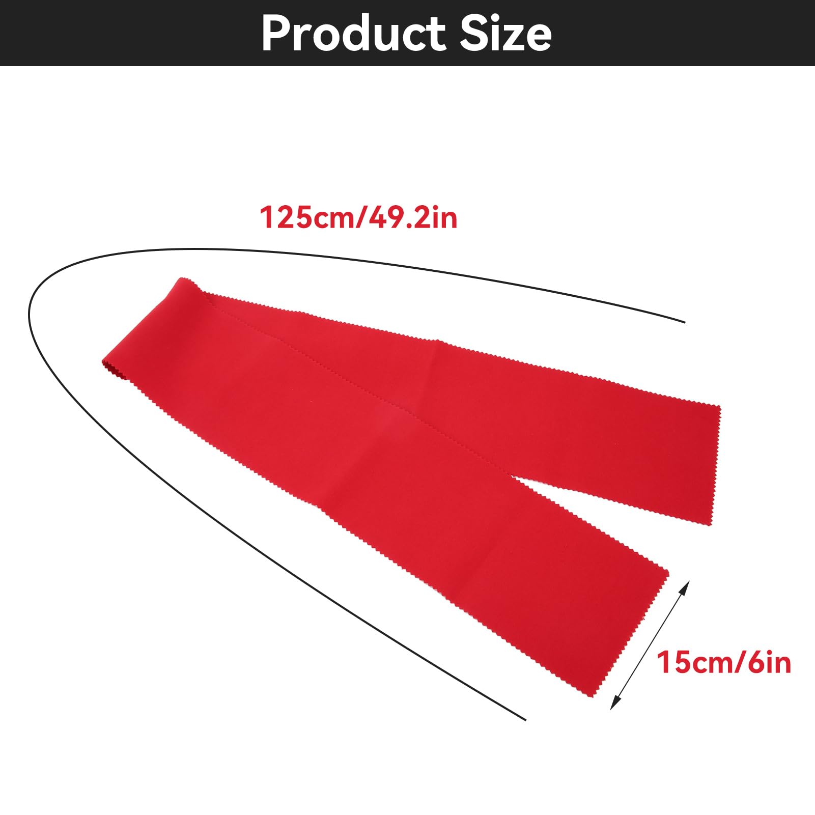 125 x 15 cm / 49.2 x 6.0 inches Piano Keyboard Cover, Piano Keyboard Dust Cover - Image 3