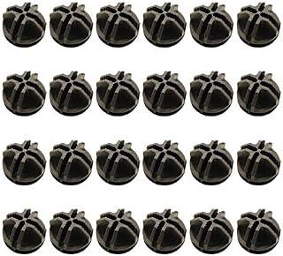 24 Pcs Wire Cube Plastic Connectors for Cabinet Modular Closet Storage Organizer Connector and Cube Wire Storage Shelves, Black