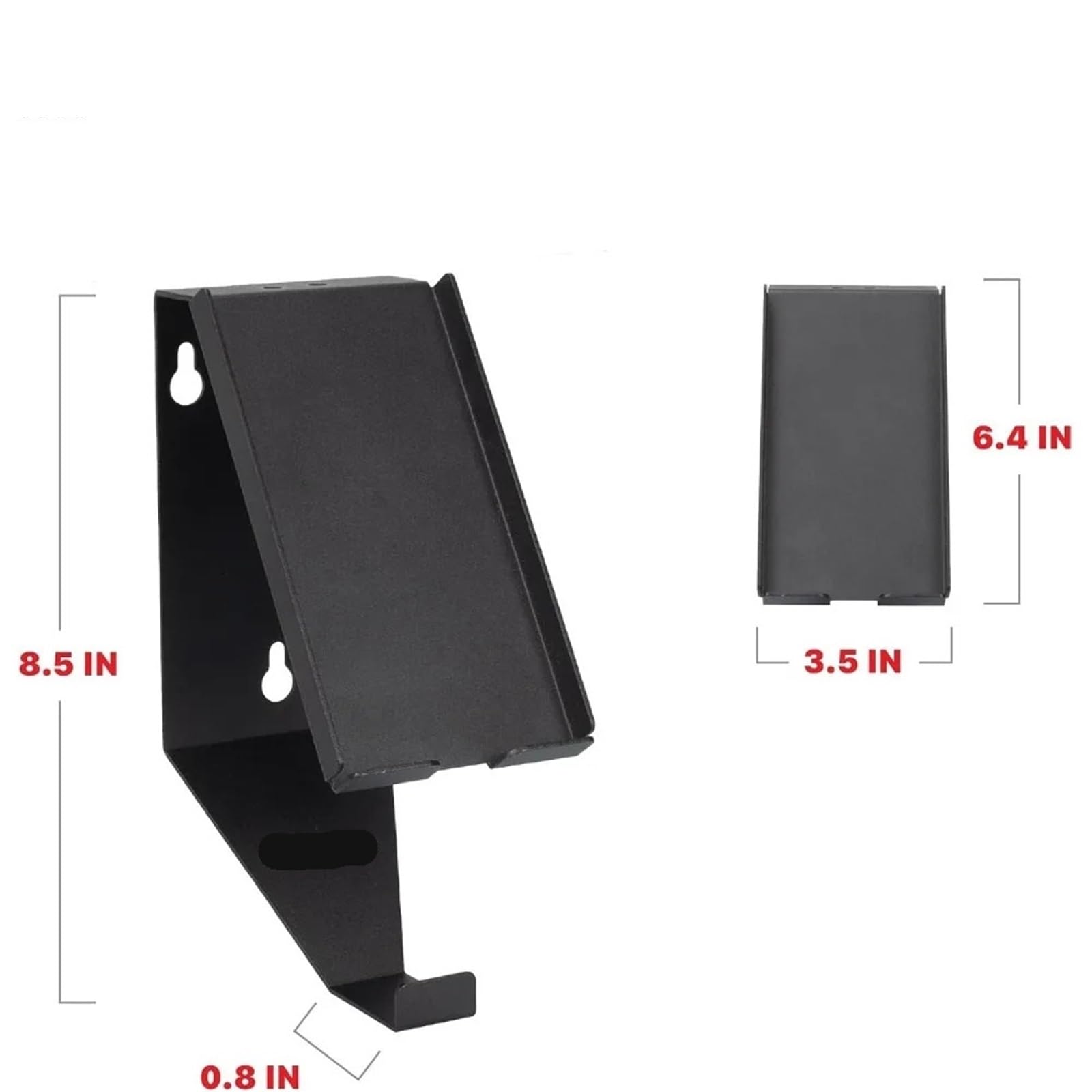 Supporto da parete per headset Supporto for cuffie da parete | Organizer in metallo verniciato a polvere for vari spazi - Dock for smartphone