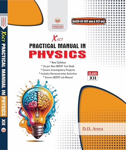 Vinesh Practical Manual In Physics Class- XII (Hard Bound) - Image 2