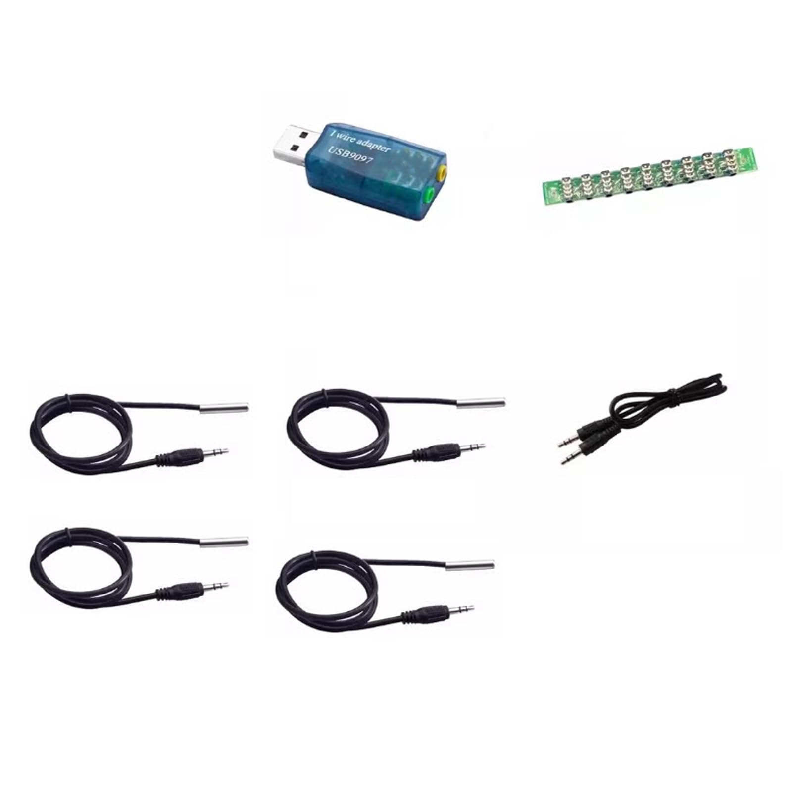 Registratore temperatura alimentato tramite USB Riconoscimento unico del dispositivo Da 55 ℃ a 125 ℃ Applicazione laboratorio Strumento misurazione della temperatura USB