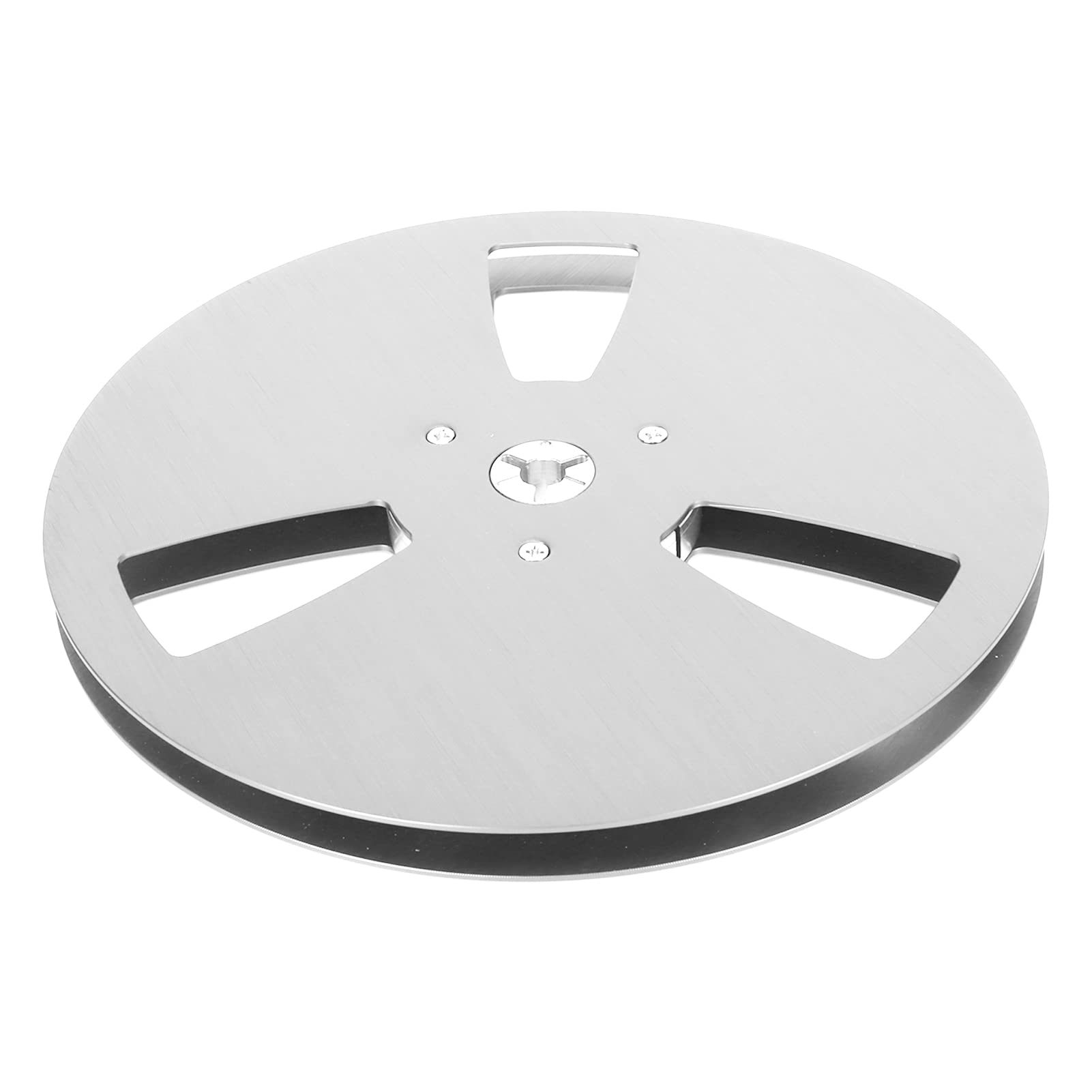 1/4 7-calowa Pusta Szpula z taśmą, Stop Aluminium 3 Otwory Nab Szpula Odbiorcza, Otwarta Szpula Taśma Dźwiękowa Pusta Szpula dla (BONKZEBU1w675yq3v9-12)