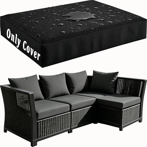 Housse coussin exterieur impermeable antiderapant avec fermeture eclair pour chaise