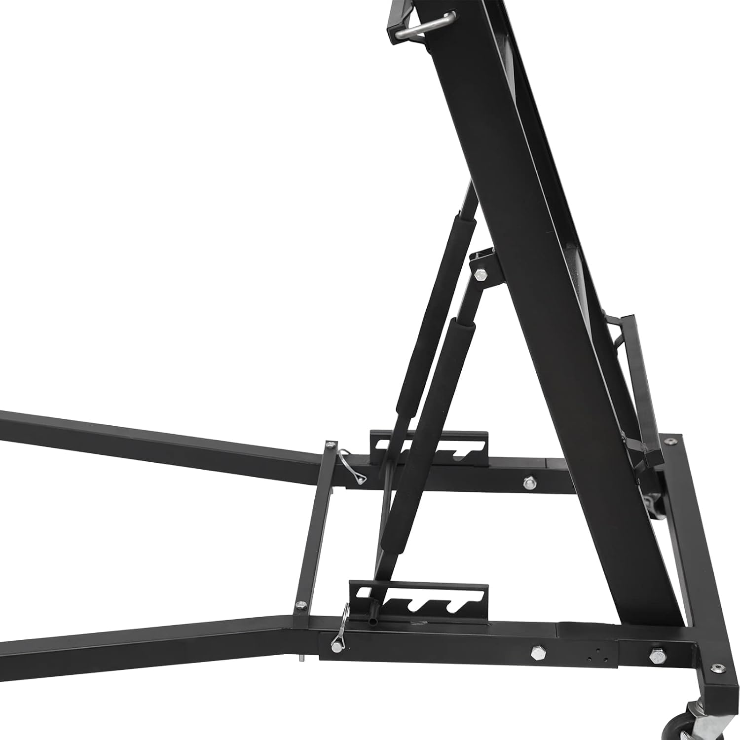 Heavy Duty 440 Lb Topside Automotive Creeper - Height Adjustable 48"-66" with 4 Swivel Casters for Trucks, Garage, Auto Repair/Maintenance