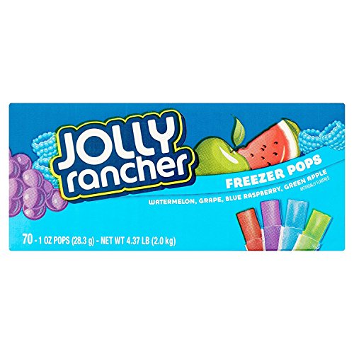 Jolly Rancher Freezer Pops, 1 oz, 70 count