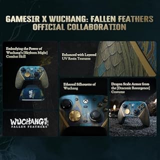 GameSir G7 Pro Wireless Gaming Controller for Xbox Series X|S, Xbox One, WindowS PC, Android, Game Controller with 3.5mm Audio Jack ,Hall Effect analog triggers, TMR Sticks, 1000Hz Polling Rate 【Wuchang: Fallen Feathers Edition】