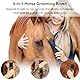 6-in-1 Pferdebürste, Massagekamm für Pferde, Mähnenbürste Pferd, Magic Brush, Kardätsche Pferd, Horse Grooming Brush, Pferde Wurzelbürste, Pferdebürste Massagebürste