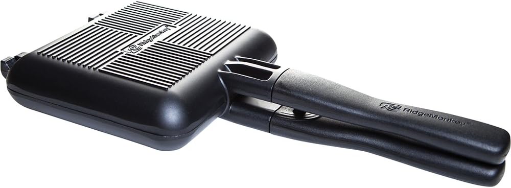 Ridgemonkey Connect Compact Sandwich Toaster Utensils & Case Ridge Monkey Outdoors Fishing Cookware