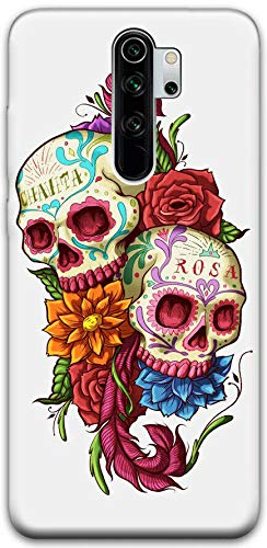 Mixroom Cover In TPU Per Xiaomi Mi Note 10 Lite - Fantasia Teschi Messicani M691, Stampa UV, Morbida E Antigraffio - 2