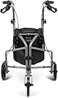 Andador Dobrável 3 Rodas D11 Dellamed