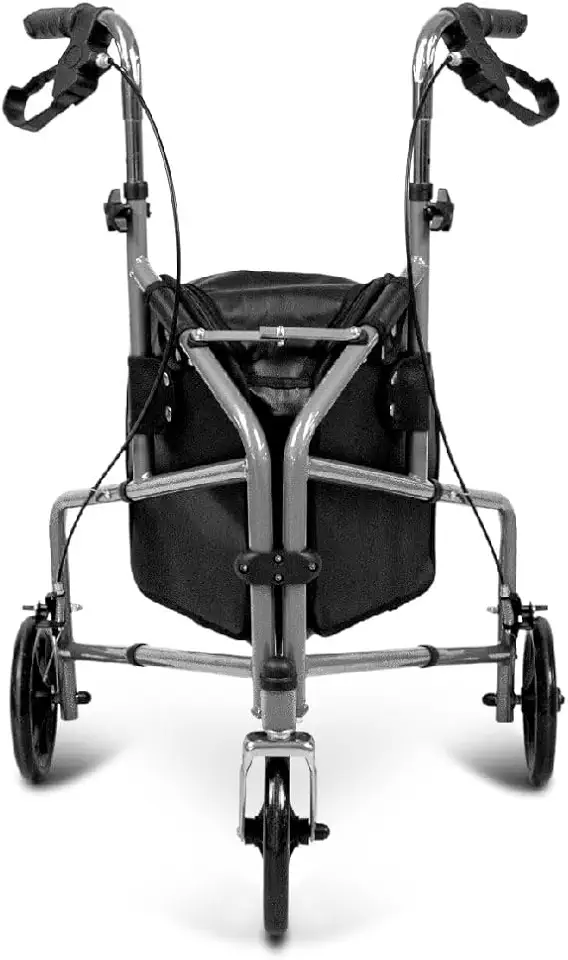 Andador Dobrável 3 Rodas D11 Dellamed