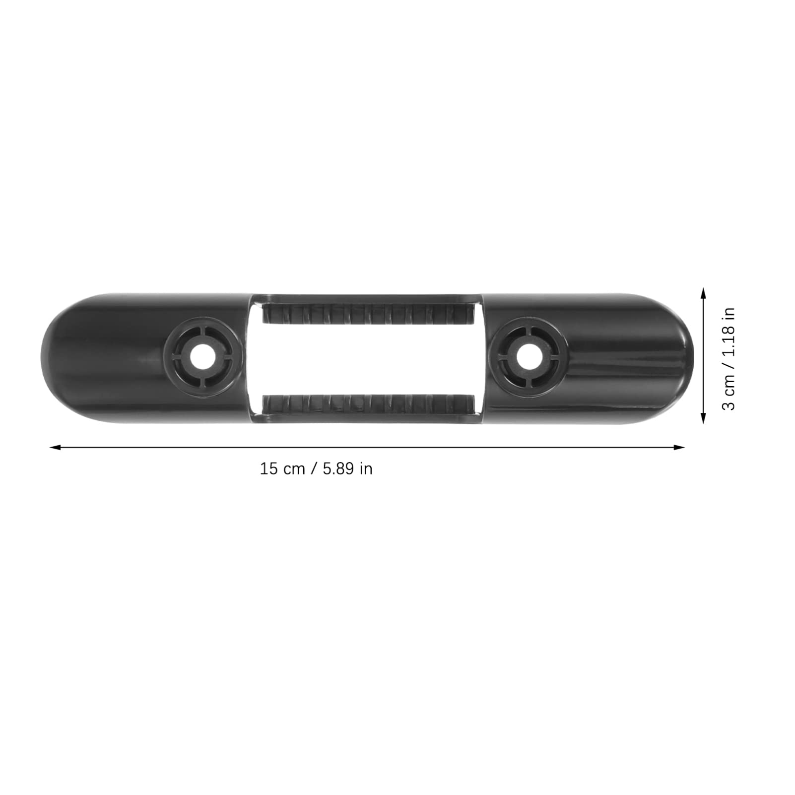 ibasenice Paddelschnalle Kajak Paddelhalter Clip Universeller Paddelhalter Paddelklemme Für Kanus Halter Für Paddelhalterung An Deck Montierte Paddelklemme Paddel-Clip Plastik Black