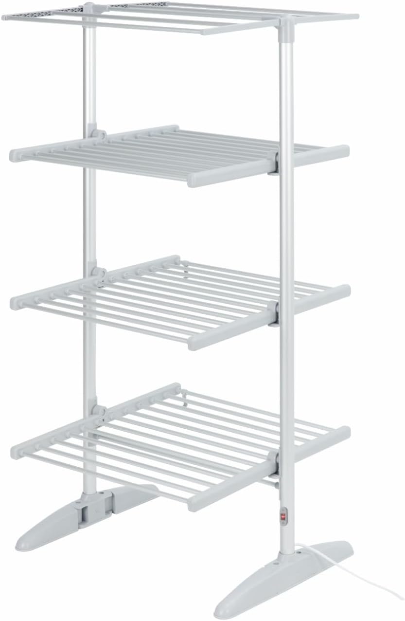 Sèche-linge électrique Pliable 1300W - Capacité 500L - Minuterie 4h - Télécommande - Sans Installation - 7