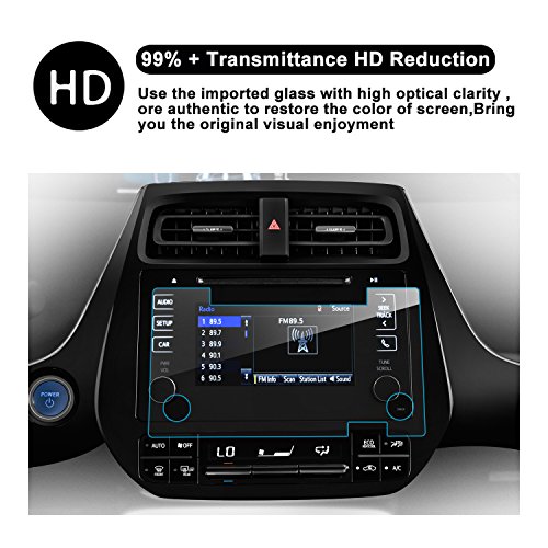 Ruiya 2016 Prius 7-Inch In-Dash Screen Protector, Hd Clear Tempered Glass Car Navigation Screen Protective Film #TOP1