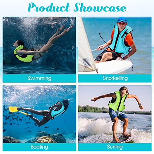 2 Pcs Adult Swimming Vest Jacket Swim Vest Jacket For Swimming Snorkeling Kayaking Diving Water Sports #TOP6
