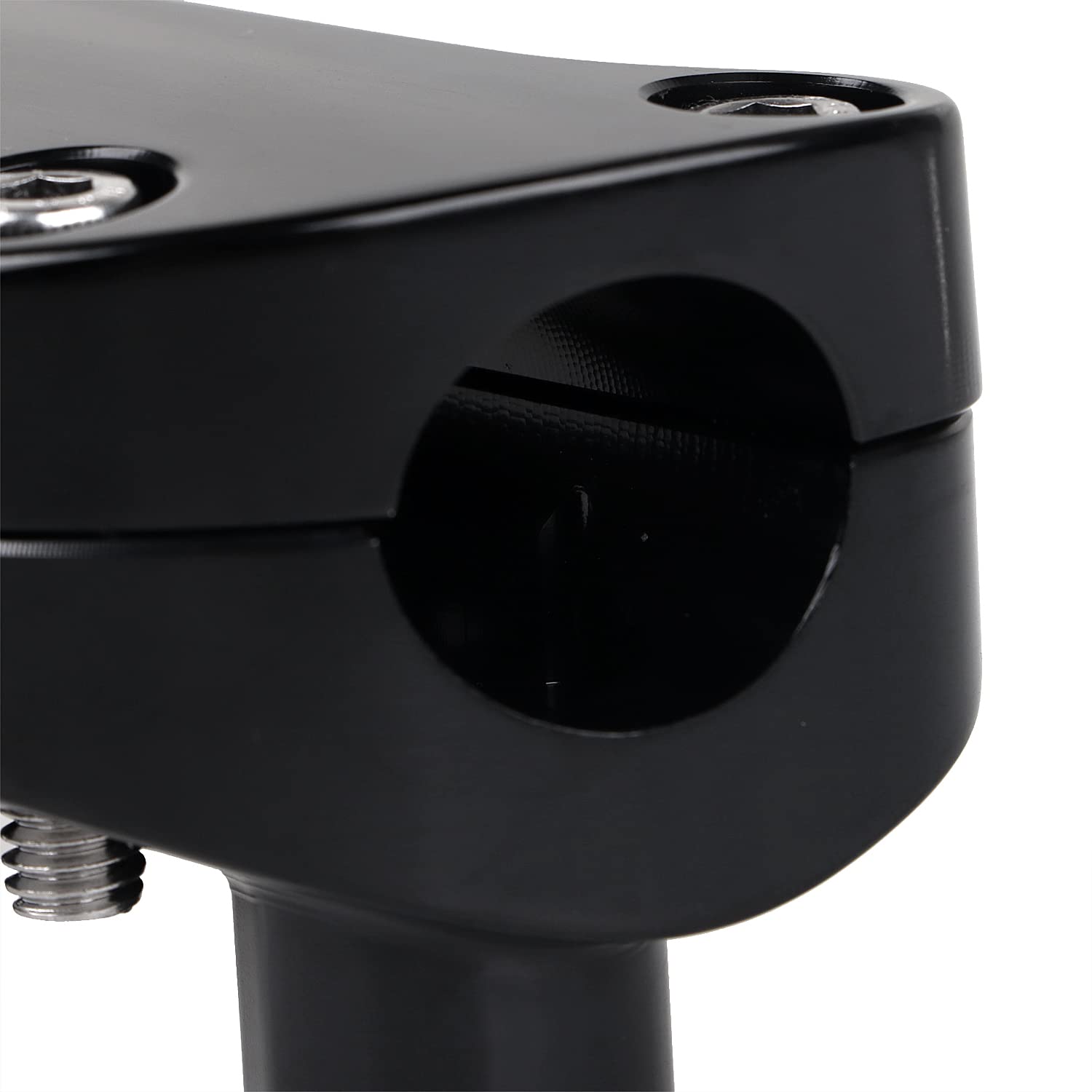 Harley Sportster Risers Biltwell Black 6 In. Oversied Murdock Handlebar  Pullback Riser - 6414 4x4 Deck Post Brackets, image size:1500x1500