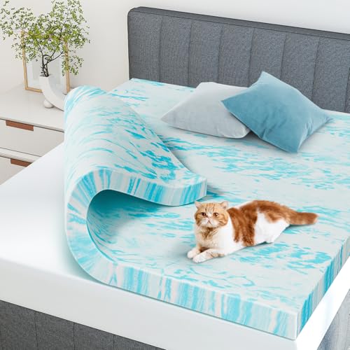 DUMOS CertiPUR-US Certified, Cooling Gel Infused, Breathable Soft Comfy Padding,