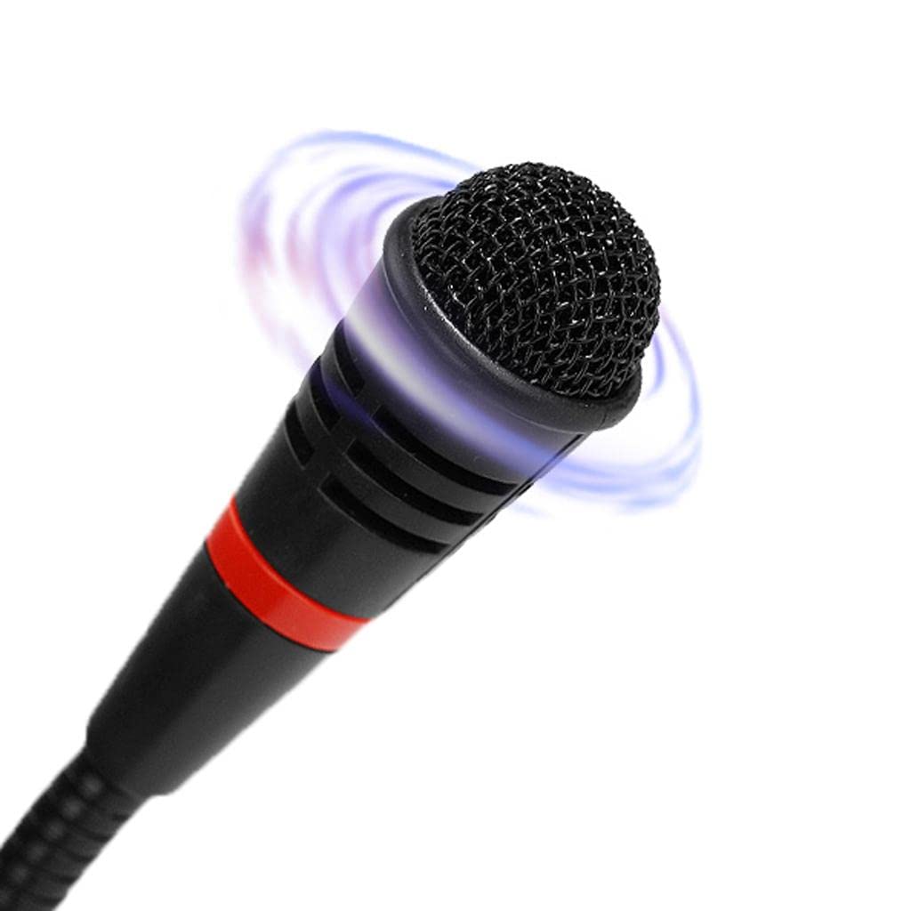 Microfono USB professionale da scrivania, cardioide, direzionale, 3,5 mm, per PC, plug and play, supporto regolabile a collo d'oca, per riunioni e live streaming e design con rumore