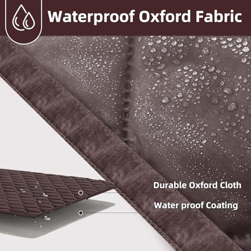 Insulated Magnetic Door Curtain for Winter, Thermal Door Cover with Triple-Layer Oxford Fabric, Windproof Cold Draft Blocker, Energy Saving Waterproof Curtain for Indoor Outdoor