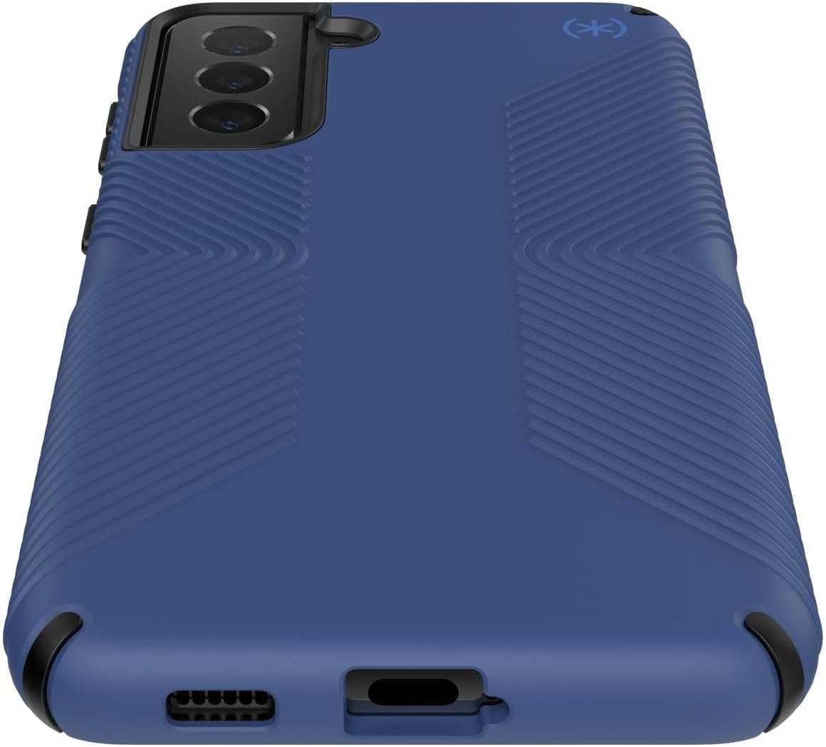 Speck Products Presidio2 Grip Samsung Galaxy S21+ 5G Case, Coastal Blue/Black/Storm Blue