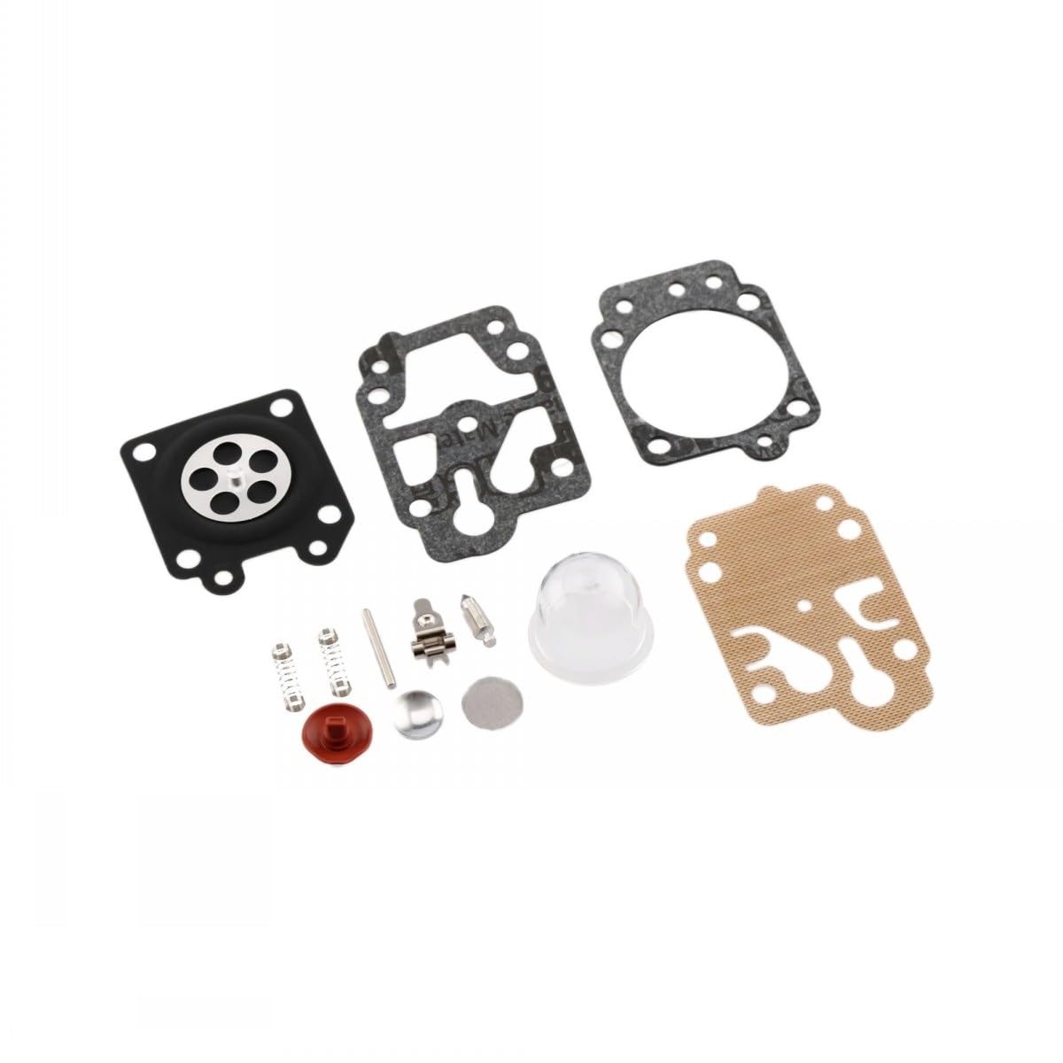 Kits de reconstrucción de reparación de carburador CG260 CG430 CG520 767 TU26 CG260 GX35 40-5 44F-5 34F 43CC 52CC Junta de desbrozadora Fácil de reemplazar(50 Sets)