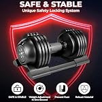 Hanteln, 2er Set 10kg Verstellbare Kurzhantel mit Anti-Rutsch Griff, Einstellbaren Hantelscheiben und Ablageschale, Fitness Hantel für Zuhause, Büro, Fitnessstudio, Körpertraining – Bild 3