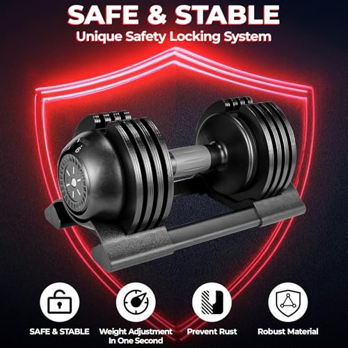 Hanteln, 2er Set 10kg Verstellbare Kurzhantel mit Anti-Rutsch Griff, Einstellbaren Hantelscheiben und Ablageschale, Fitness Hantel für Zuhause, Büro, Fitnessstudio, Körpertraining – Bild 4