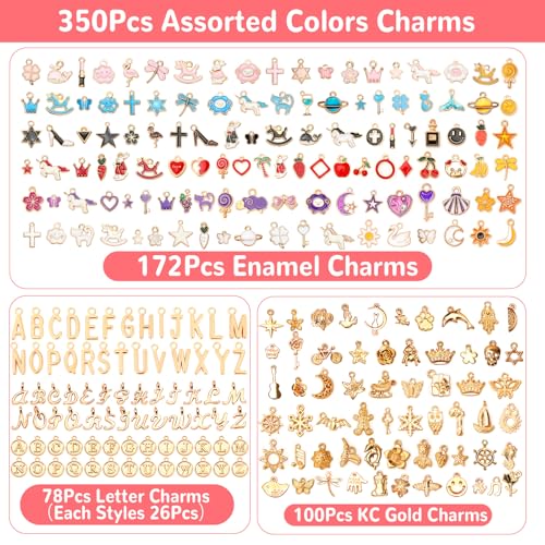 GOMAKERER 40 pièces Breloques Ailes dange, Alliage de Couleur Mélan