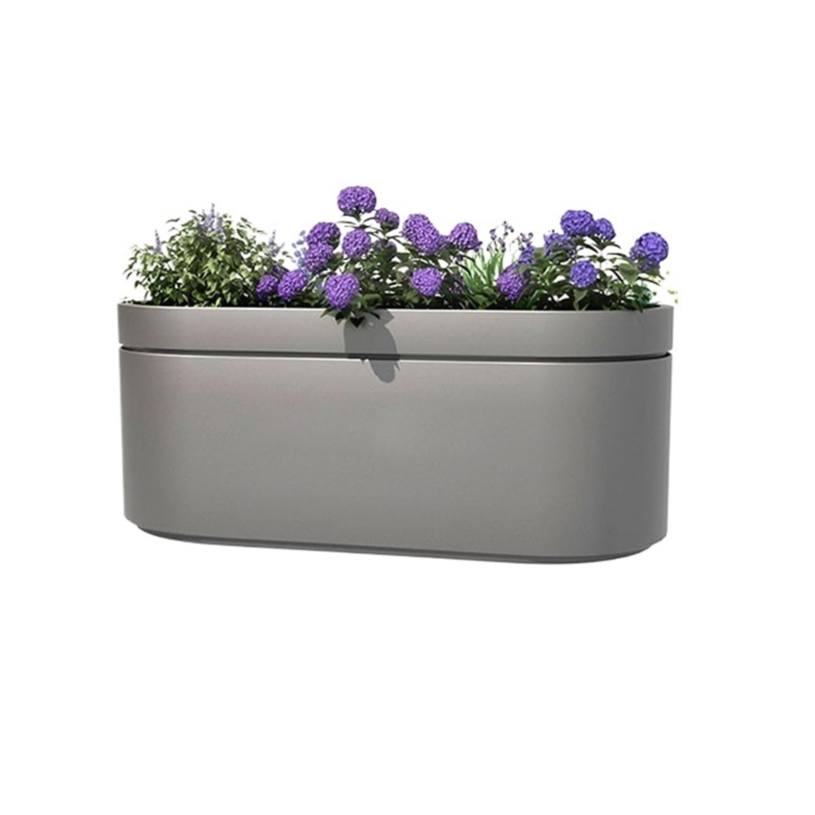 ZTHYSHOZ Large Outdoor Planter Box Space Divider Flower Pot Planting Trough Splicable Planter Box