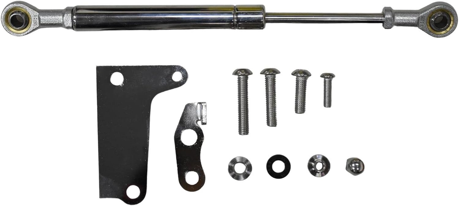 TSUBASA Strut 06-01-3002 Front Fork Damper Kit for Honda Super CUB 50 70 90 Little Cub AA01 C50 Stock Fork Steering Shock Absorber Sub Prop Rod Bar Lift Support (1PC) (Normal Black)