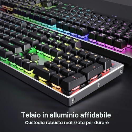 K556 PRO Tastiera da gioco RGB migliorata senza fili - Tastiera gaming - Immagine 2