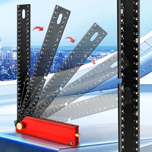 Règle précise 30 cm et équerre de précision métrique pour le travail du bois - 7