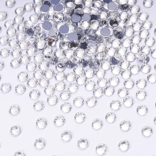 Image of Hotfix Rhinestones Bulk 3000PCS SS10 (2.7-2.9mm), Crystal Glass Rhinestones for Clothes, Tumblers, Shoes DIY, Heat Transfer Flatback Gems for Crafts & Decoration