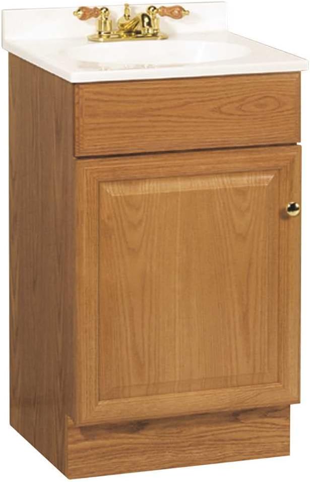 RSI HOME PRODUCTS SALES C14018A Richmond Oak Finish Vanity
