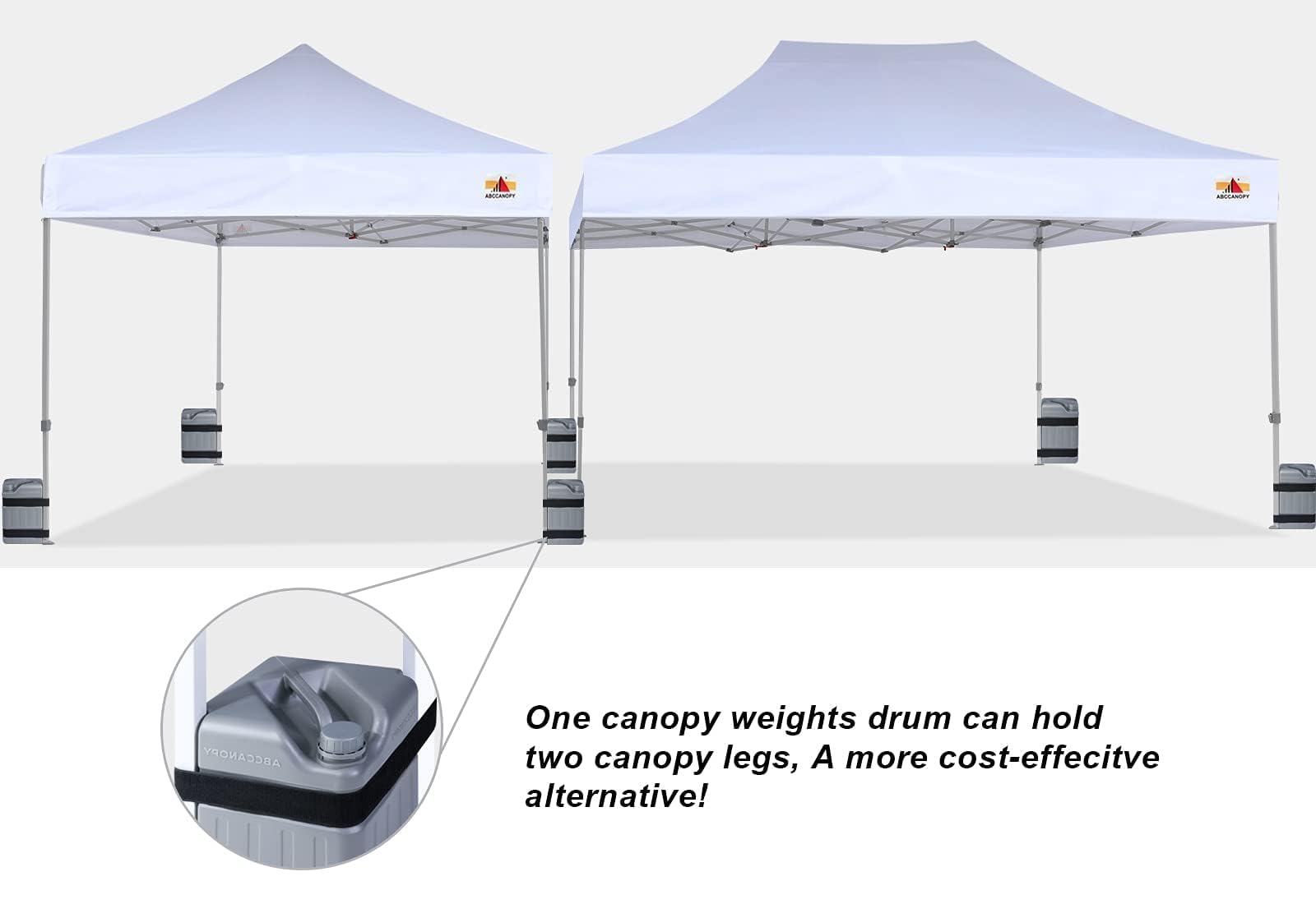 ABCCANOPY Pesas de toldo de Agua Resistentes, Paquete de 4, 115 Libras