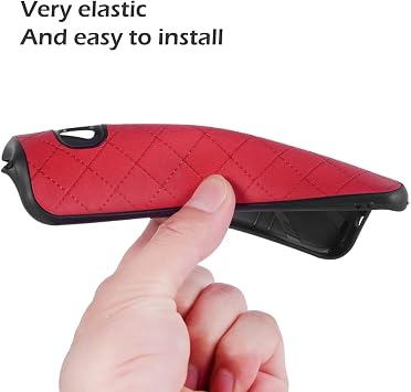 Compatible with HTC U11 Rugged Thin Slim Cell Case Women Men Red