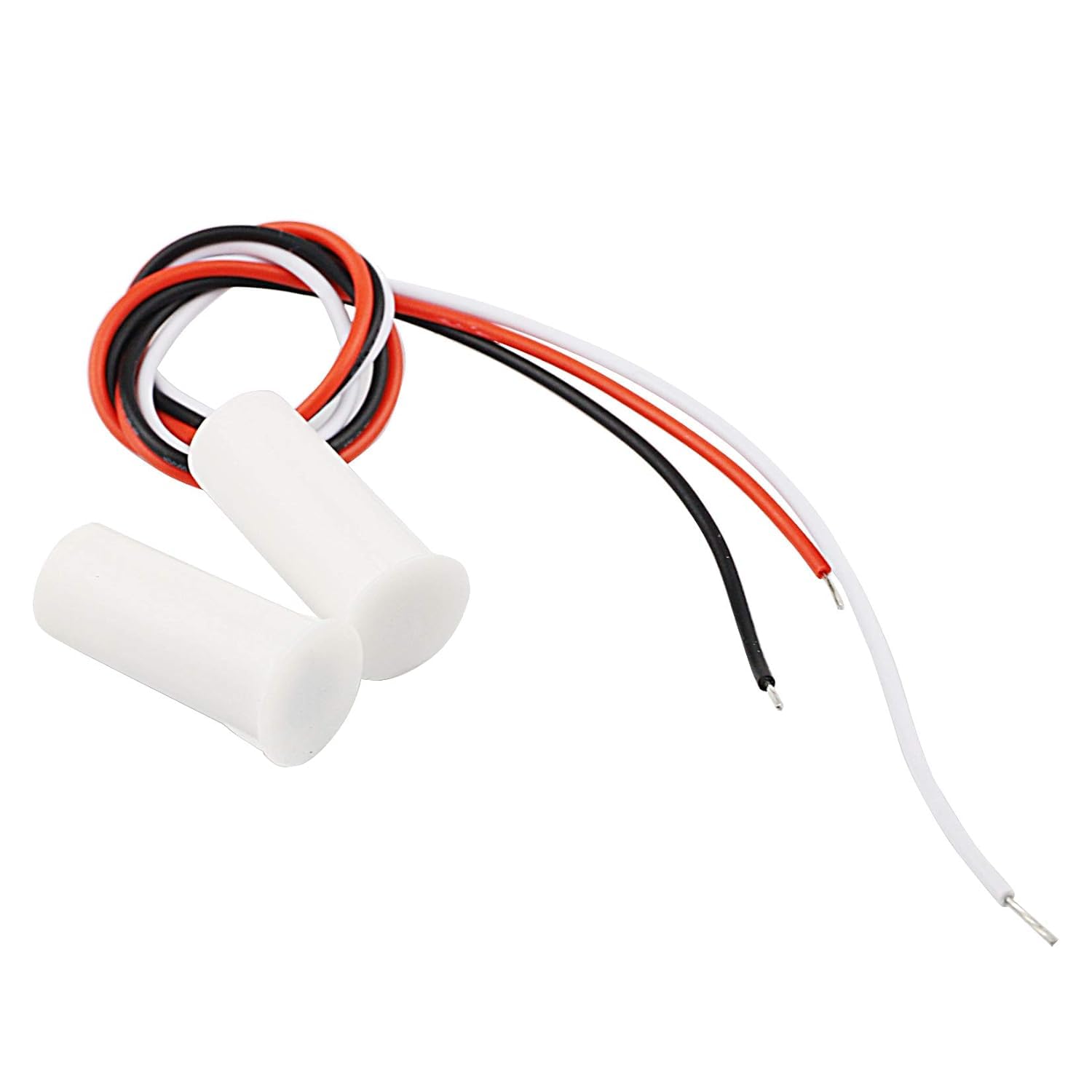 Interruptor magnético RC-35 NC/NO Alarma empotrable para puerta y ventana, interruptor de puerta Magneti, sensor de contacto, para seguridad del hogar y alarma antirrobo, juego de 2