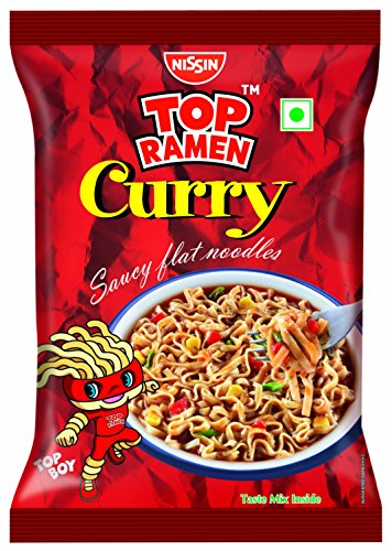 Image of Top Ramen Curry Veg Noodles, 70 Gram (Pack of 6) - Vegetarian