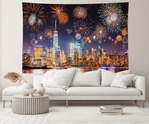 Fondo de Ciudad New York 9x6ft Colorido para Fotografía miniatura 4
