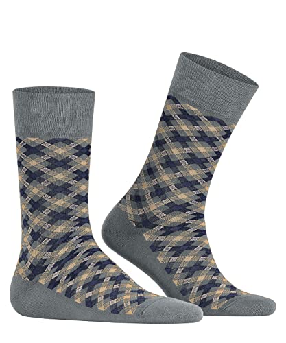 FALKE Men's Socks Smart Check Cotton Patterned 1 Pair3
