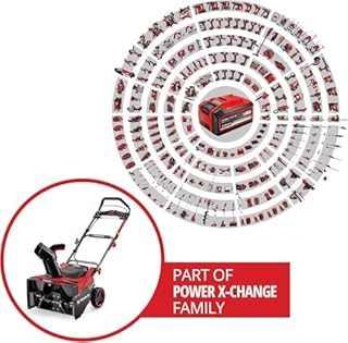 Einhell Professional Akku-Schneefräse GP-ST 36/53 Li E BL-Solo Power X-Change (36 V, Brushless, 53 cm Arbeitsbreite, max. 33 cm Schneehöhe, inkl. Reinigungsspatel, ohne Akku)