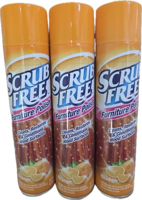 Furniture Polish~ Scrub Free- (3pk- 30 0z) (orange)