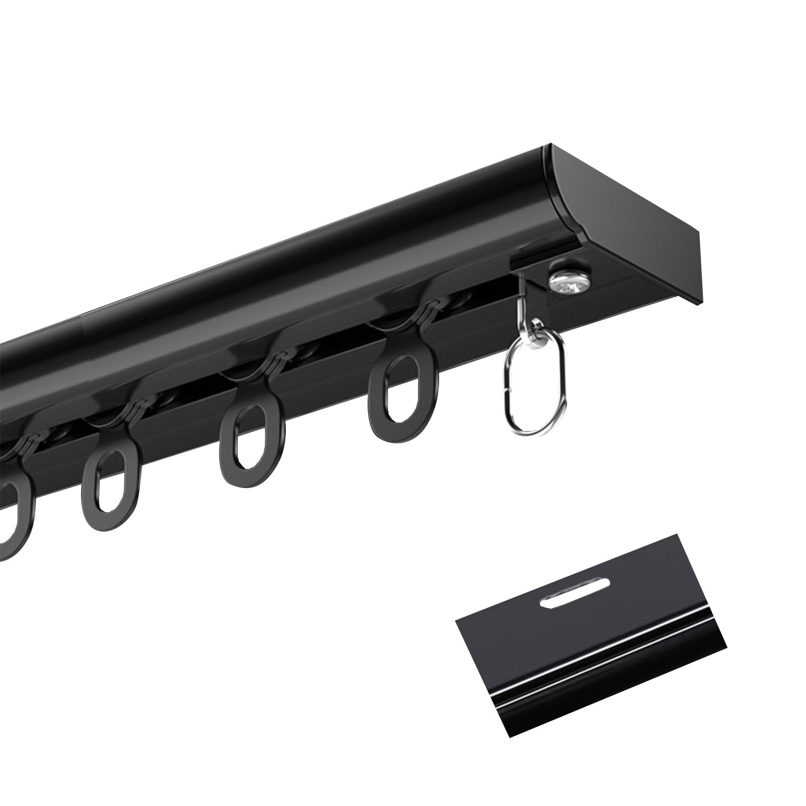 Ultracienki aluminiowy system szyn – pojedyncza szyna, bez wycieku światła, łatwa instalacja, idealny do wewnętrznego skrzydła, idealny wystrój domu i biura, elegancki nowoczesny design