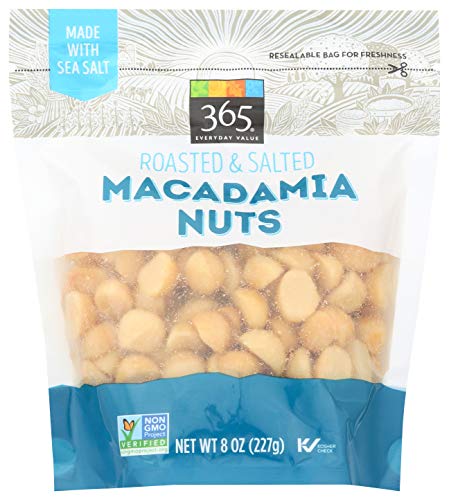 365 Everyday Value, Macadamia Nuts, Roasted & Salted, 8 oz
