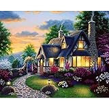 ※How to Do: You need to follow the detailed instructions, then match the numbers of the paint and the figures on the canvas to fill in the paint. Perfect for adults and Kids. It doesn’t matter if you are a beginner.