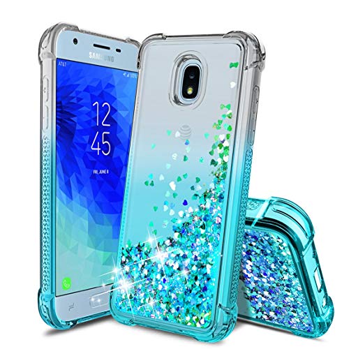 Tmacker Samsung Galaxy J3 2018 Case,Galaxy J3 Star/J3 Orbit/J3 VJ3 Achieve/J3 Top/Sol 3 Phone Case,Shockproof Protective Phone Cover,Teal
