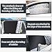 ZATOOTO Side Window Sun Shade - 4 Pack Car Window Covers 99% UV Light Block Car Curtains Magnetic Side Window Sun Shade Keeps Cooler for Breastfeeding, Taking a nap, Changing Clothes, Camping