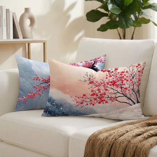 Housse de coussin rectangulaire 40x60 effet lin de qualité supérieure - 2