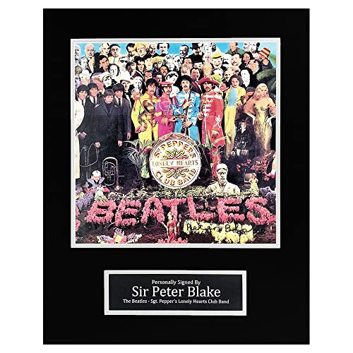 Photo dédicacée de Firma Stella Peter Blake – Autographe des Beatles – Véritable dédicacé à la main avec COA… - Les Beatles, Paul McCartney, John Lennon, RIngo Starr, George Harrison Photo dédicacée de Firma Stella Peter Blake – Autographe des Beatles – Véritable dédicacé à la main avec COA…