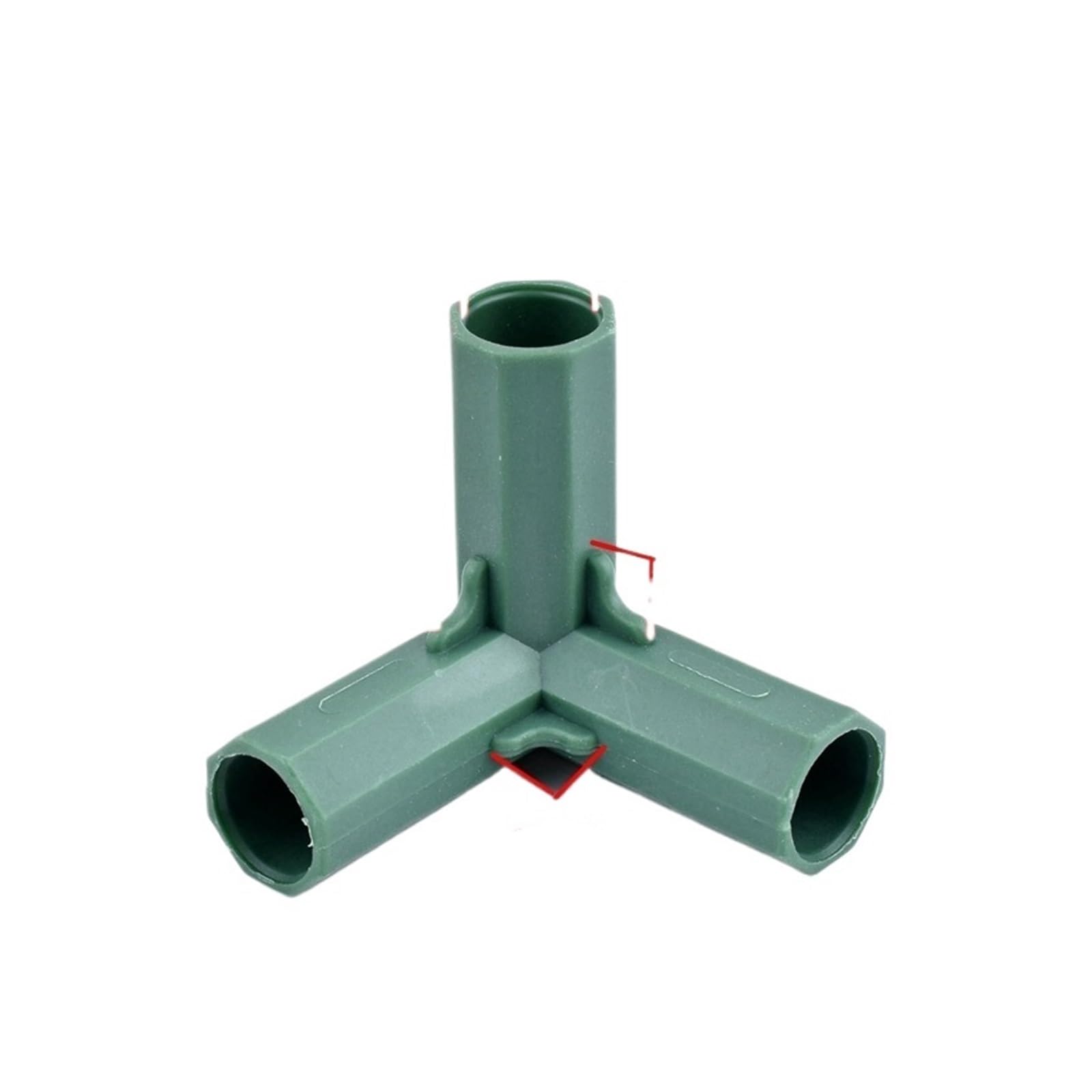 Connettori per Telaio da Giardinaggio 2-20 pz Giardino Serra Telaio Tubo di Raccordo Connettori Pianta Fiore Palo Scherma Giunti Casa ID 16mm 3-way 4-way 2-way 5-way(90 Degree Three-way,12PCS)